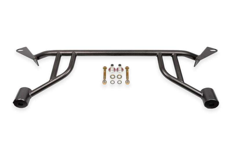 Ford Mustang Chassis Reinforcement Braces - Front - BMR Suspension - 4-point - Black Hammertone - `24-`25 Ford Mustang Chassis Reinforcement Braces - Front - BMR Suspension - 4-point - Black Hammertone - `24-`25